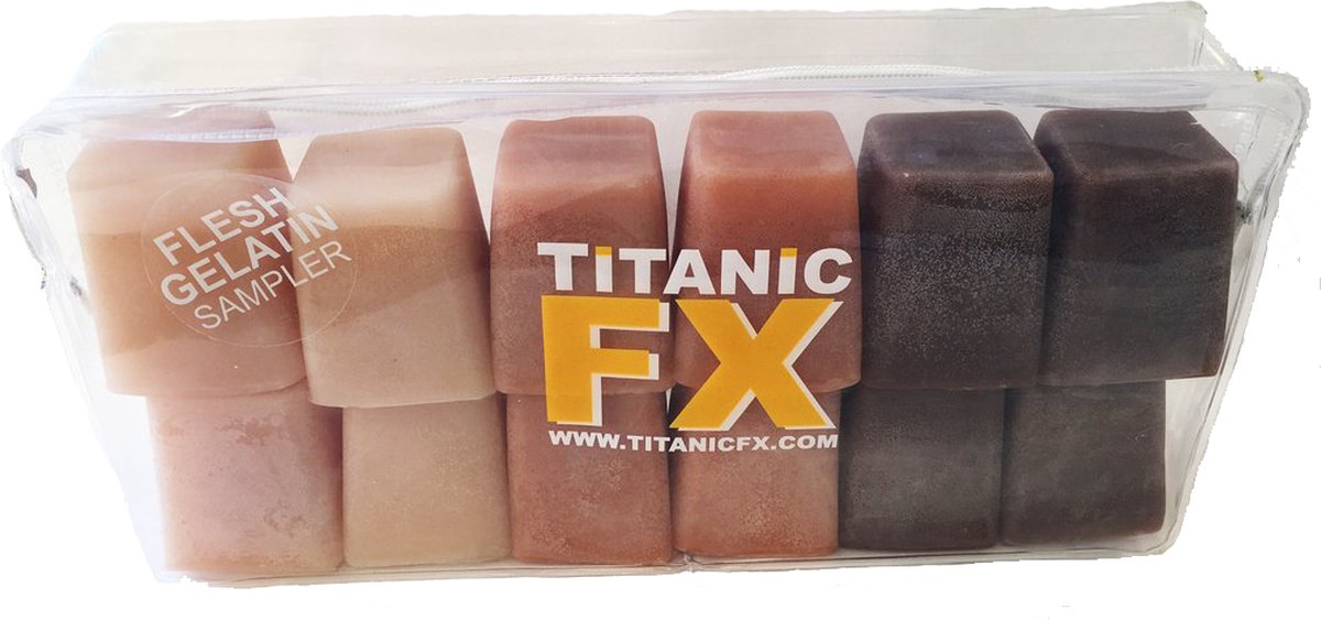 Titanic FX Gelatine Flesh Colors 1kg  | Prothese Gelatine